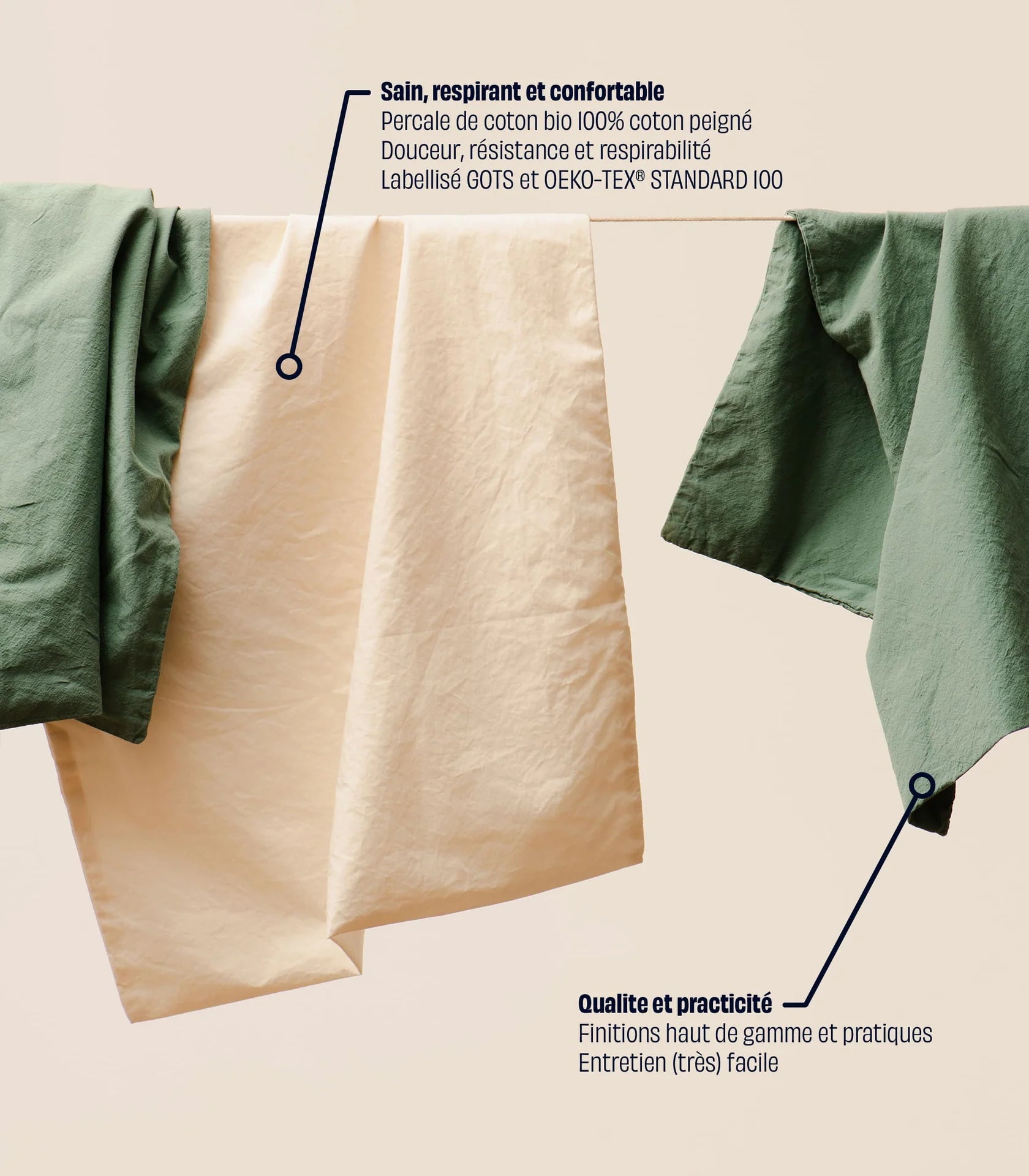 Parure percale de coton enfant